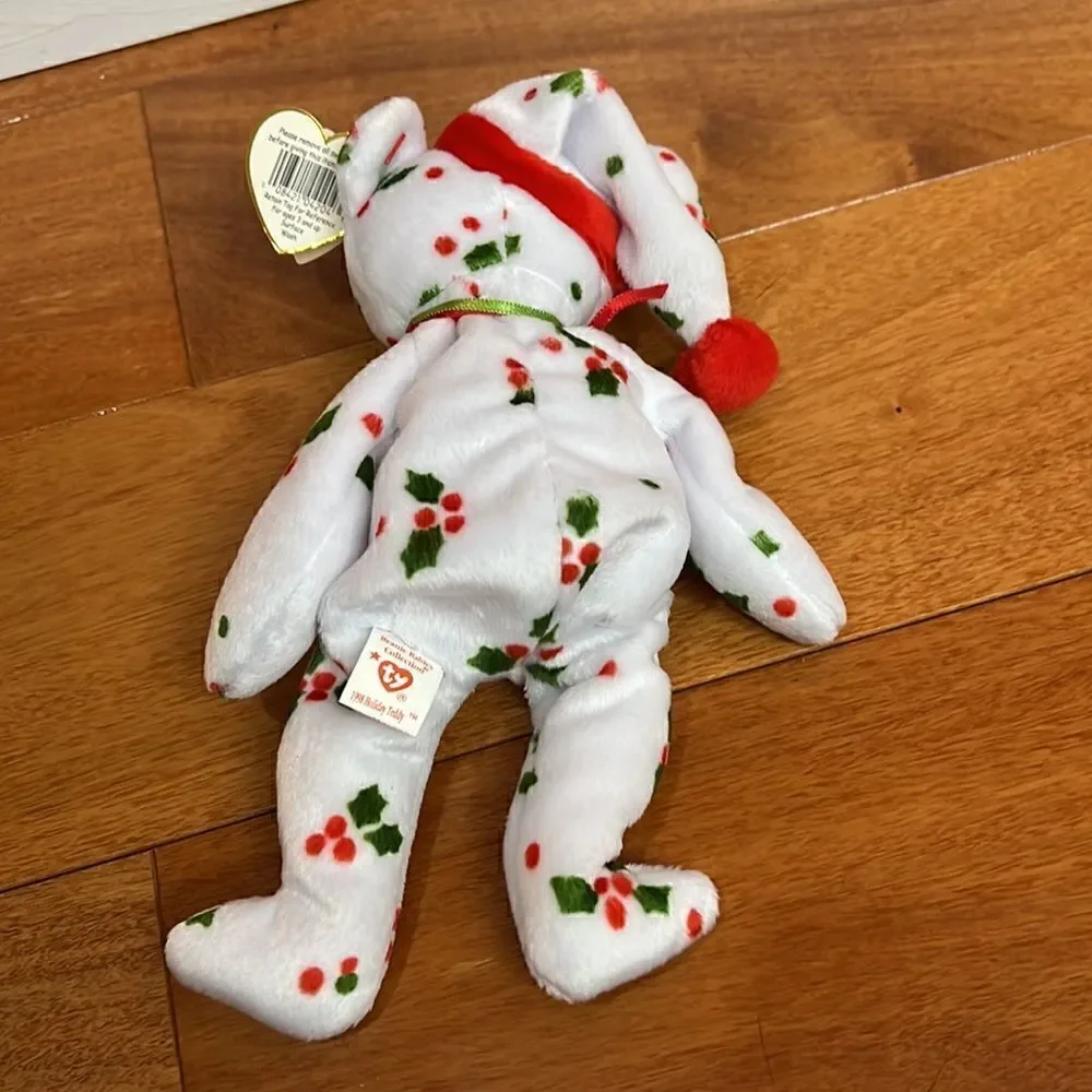Ty Beanie Baby vintage 1998 Holiday Teddy‎